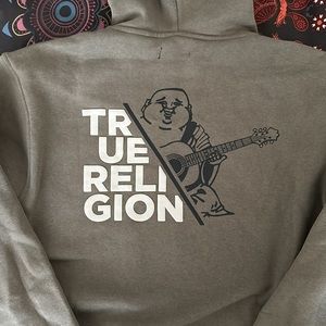 NWOT True Religion Zip-up Hoodie